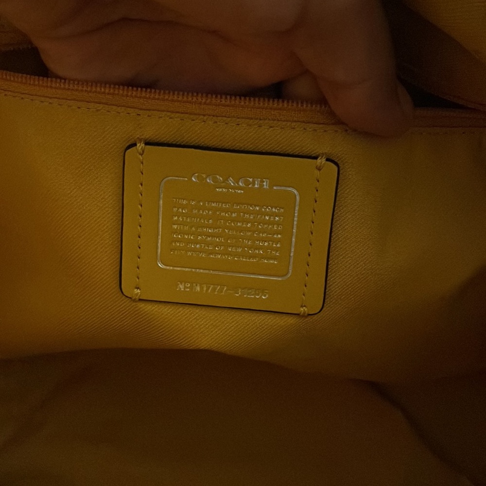 Limited Edition Coach Taxi Bag - Picture 15 of 16
